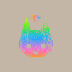 Свитшот хлопковый мужской Stray: Gradient, цвет: миндальный — фото 2