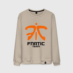 Свитшот хлопковый мужской Dota 2: Fnatic Team, цвет: миндальный