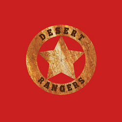 Свитшот хлопковый мужской Wasteland 3 desert rangers star emblem, цвет: красный — фото 2