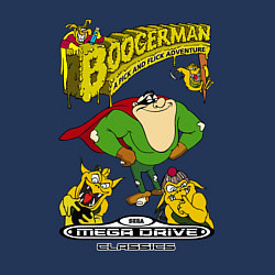 Свитшот хлопковый мужской Booger boy, цвет: тёмно-синий — фото 2