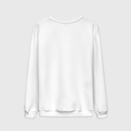 Мужской свитшот Тельняшка ВДВ - Никто кроме Нас / Белый – фото 2