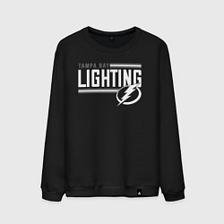 Свитшот хлопковый мужской TAMPA BAY LIGHTIN NHL ТАМПА БЭЙ НХЛ, цвет: черный