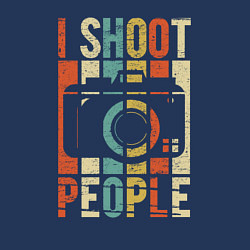 Свитшот хлопковый мужской Я снимаю людей, цвет: тёмно-синий — фото 2