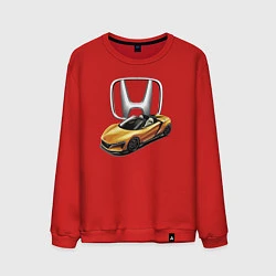 Свитшот хлопковый мужской Honda Concept Motorsport, цвет: красный