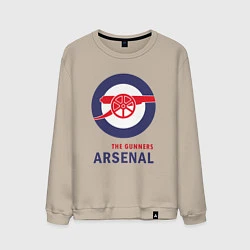 Свитшот хлопковый мужской Arsenal The Gunners, цвет: миндальный