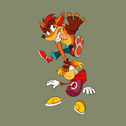 Свитшот хлопковый мужской Rayman Legends - Рэймэн, цвет: авокадо — фото 2