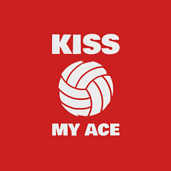 Свитшот хлопковый мужской Kiss - My Ace, цвет: красный — фото 2