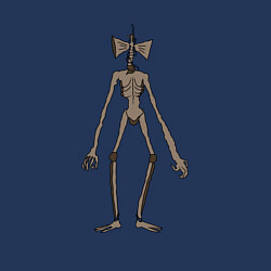 Свитшот хлопковый мужской Сиреноголовый Reloaded, цвет: тёмно-синий — фото 2