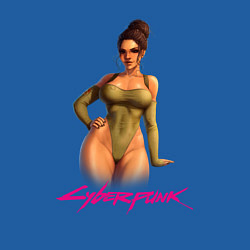 Свитшот хлопковый мужской Панам Panam 18 cyberpunk2077, цвет: синий — фото 2