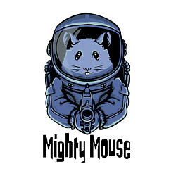 Свитшот хлопковый мужской Могучий мышонок, цвет: белый — фото 2