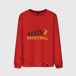 Свитшот хлопковый мужской Basketball Fly, цвет: красный