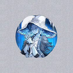 Свитшот хлопковый мужской Ведьма Ренни, цвет: меланж — фото 2