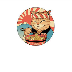 Свитшот хлопковый мужской Catana Ramen, цвет: белый — фото 2