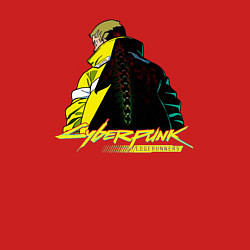 Свитшот хлопковый мужской Cyberpunk Edgerunners, цвет: красный — фото 2