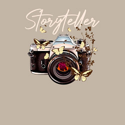 Свитшот хлопковый мужской Storyteller, цвет: миндальный — фото 2