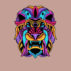 Свитшот хлопковый мужской Color lion Neon, цвет: пыльно-розовый — фото 2