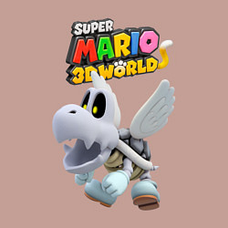 Свитшот хлопковый мужской Dry Bones Super Mario 3D World Nintendo, цвет: пыльно-розовый — фото 2