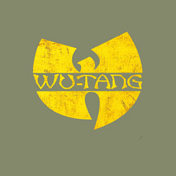Свитшот хлопковый мужской Wu tang logo, цвет: авокадо — фото 2