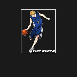 Свитшот хлопковый мужской Рёта Кисе арт, цвет: черный — фото 2