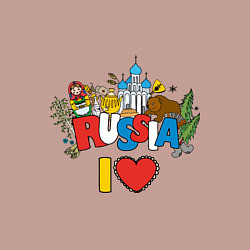 Свитшот хлопковый мужской Стиль России, цвет: пыльно-розовый — фото 2