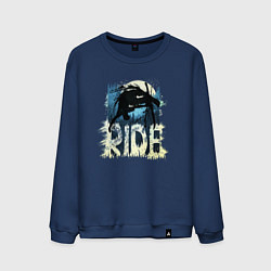 Свитшот хлопковый мужской Ride Ski, цвет: тёмно-синий