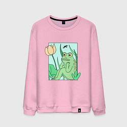 Мужской свитшот ЛЯГУШКА В МЕЧТАХ