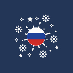 Свитшот хлопковый мужской Russian Snow, цвет: тёмно-синий — фото 2