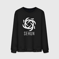 Свитшот хлопковый мужской Exo SEHUN, цвет: черный