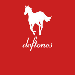 Свитшот хлопковый мужской Deftones лошадь, цвет: красный — фото 2