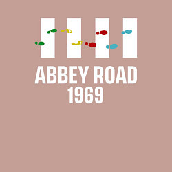 Свитшот хлопковый мужской THE BEATLES ABBEY ROAD, цвет: пыльно-розовый — фото 2