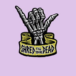 Свитшот хлопковый мужской Кромсай, пока ты не умрешь!, цвет: лаванда — фото 2