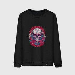 Мужской свитшот Roses Skull