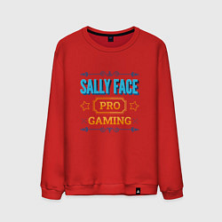 Свитшот хлопковый мужской Sally Face PRO Gaming, цвет: красный