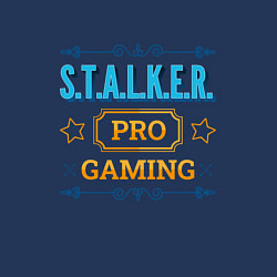 Свитшот хлопковый мужской S T A L K E R PRO Gaming, цвет: тёмно-синий — фото 2