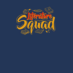 Свитшот хлопковый мужской Literature Squad, цвет: тёмно-синий — фото 2