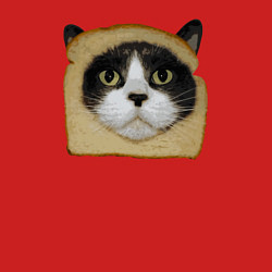 Свитшот хлопковый мужской Котохлебинг, цвет: красный — фото 2