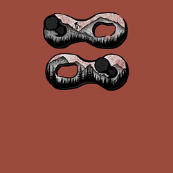 Свитшот хлопковый мужской Мтб и трюки, цвет: кирпичный — фото 2