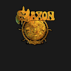 Свитшот хлопковый мужской Saxon metal, цвет: черный — фото 2