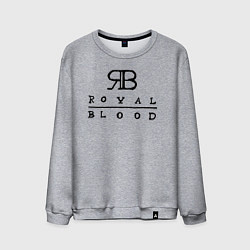 Свитшот хлопковый мужской RB Royal Blood, цвет: меланж