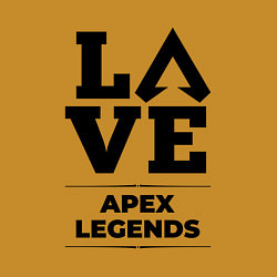 Свитшот хлопковый мужской Apex Legends Love Classic, цвет: горчичный — фото 2