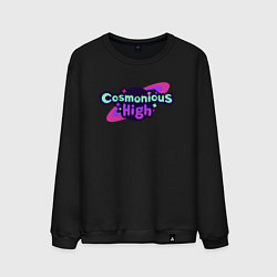 Свитшот хлопковый мужской Cosmonious High Logo, цвет: черный