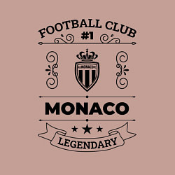 Свитшот хлопковый мужской Monaco: Football Club Number 1 Legendary, цвет: пыльно-розовый — фото 2