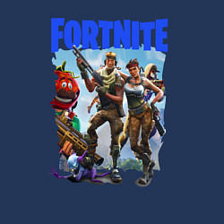 Свитшот хлопковый мужской FORTNITE ПЕРСОНАЖИ ИГРЫ, цвет: тёмно-синий — фото 2