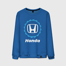 Свитшот хлопковый мужской Honda в стиле Top Gear, цвет: синий