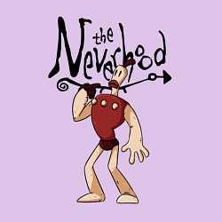 Свитшот хлопковый мужской The neverhood - Klaymen, цвет: лаванда — фото 2