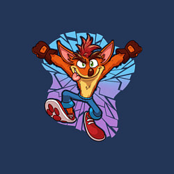 Свитшот хлопковый мужской Crash Bandicoot - Its About Time, цвет: тёмно-синий — фото 2