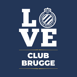 Свитшот хлопковый мужской Club Brugge Love Classic, цвет: тёмно-синий — фото 2