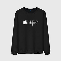 Свитшот хлопковый мужской Witchfire, цвет: черный