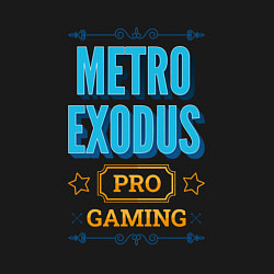 Свитшот хлопковый мужской Игра Metro Exodus PRO Gaming, цвет: черный — фото 2