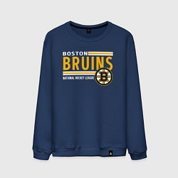 Свитшот хлопковый мужской NHL Boston Bruins Team, цвет: тёмно-синий